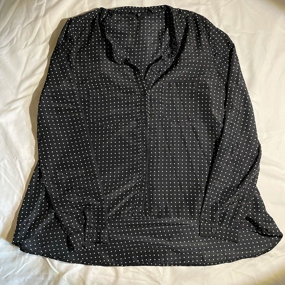 Polka Dot Button Down - Picture 4 of 6